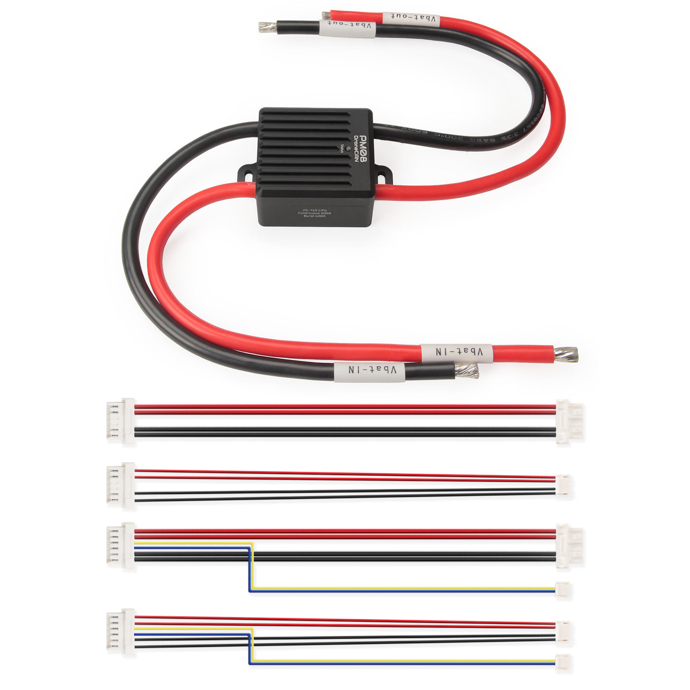Hummingbird Can Module PM08-CAN Power Module 14S, 200A – Holybro Store
