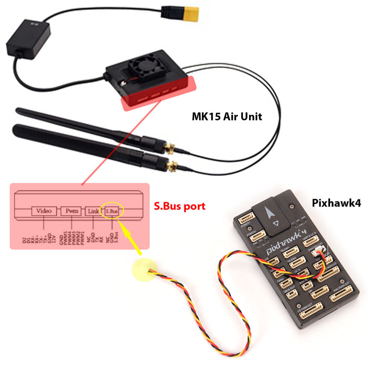 Pixhawk 6C to SIYI Air Unit Cable – Holybro Store