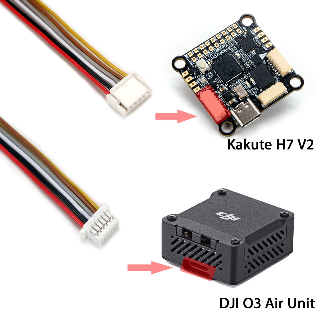 Kakute H7 cable for DJI O3 Air Unit